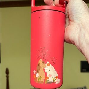NWT Miir Starbucks Vibrant Red Year of the Horse 12oz  Design Water Bottle